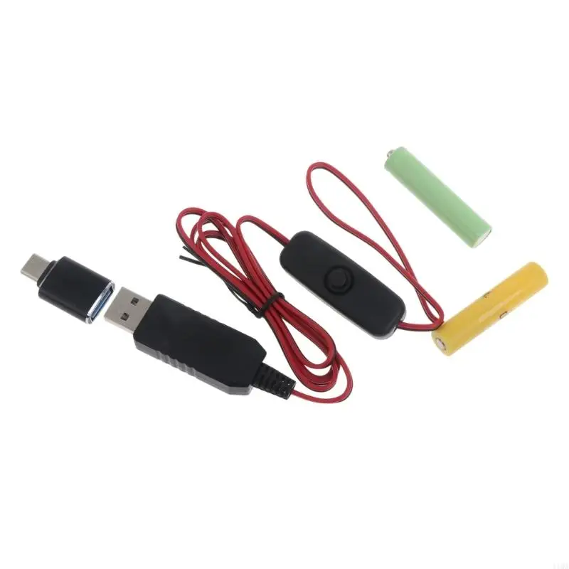 Фото 41QA TYPE-C/USB до 3V LR03/AM4/AAA ДРУММЕНТА ДУМАКИ ЭЛИКАЛЬНОЙ АТМАТОР ЭЛИКАТОР КАБЕЛИ №5