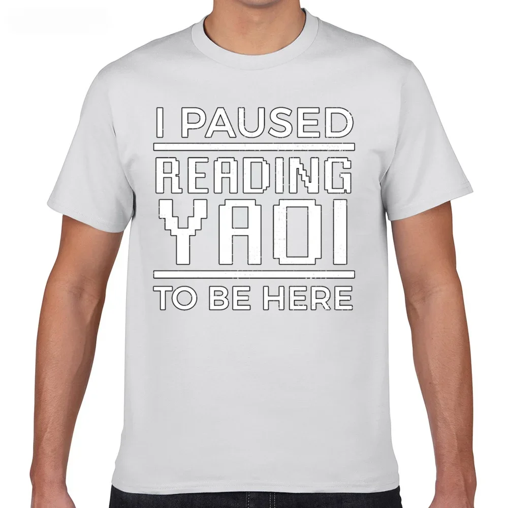 Топы yaoi fujoshi аниме Модная белая Geek Custom MaleTshirt брендовая teeshirt с коротким рукавом Хлопок Новое поступление наряды с круглым воротником (art.: 3920c9dd90d0d) - 3920c9dd90d0d