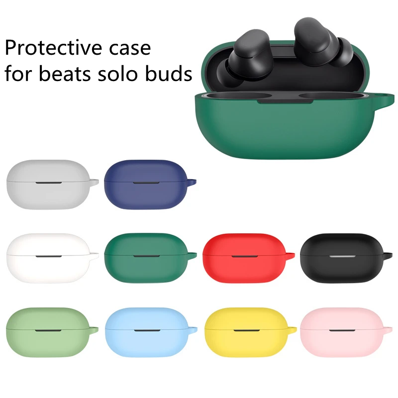 Силиконовый чехол, противоударный защитный чехол для Beats Solo Buds, чехол для наушников, защитный чехол, аксессуары
