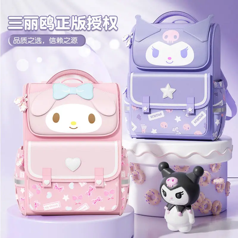 Sanrio Kuromi большой вместительный водонепроницаемый рюкзак, подходящий для школы, сумки для косплея в стиле аниме Kawaii, дорожные сумки, подарки для студенток и девочек