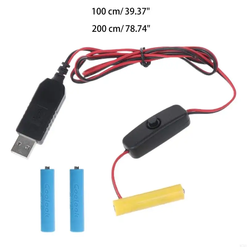 97BF AAA Батарея elminator USB Power Power Scable Замените 3 -кратную батарею AAA для игрушек (art.: 3920cc31a085d) - 3920cc31a085d