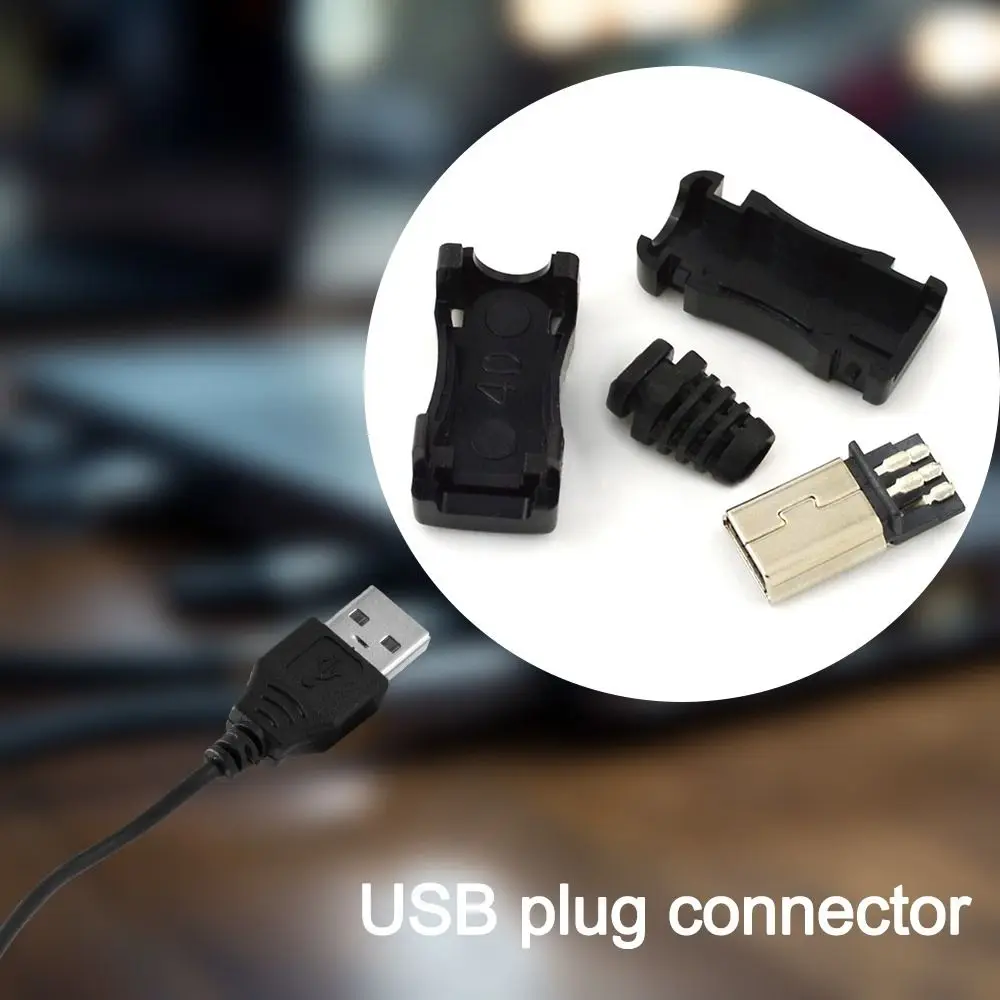 5-контактный разъем Mini USB «папа», «сделай сам», разъем Mini USB 2,0, разъем Micro USB «папа», 4 в 1, сборный разъем USB 2,0 «папа», соединение