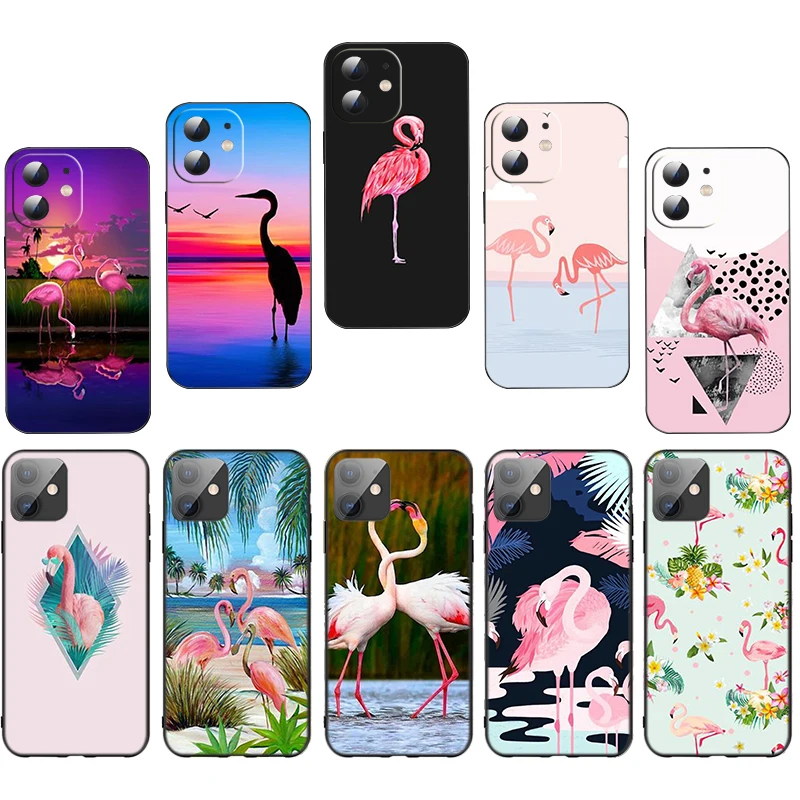 Мягкий силиконовый чехол A26 Flamingo для Samsung Galaxy S21 S23 FE S24 Ultra Plus A15 A25 35 A54 A55 5G Caver