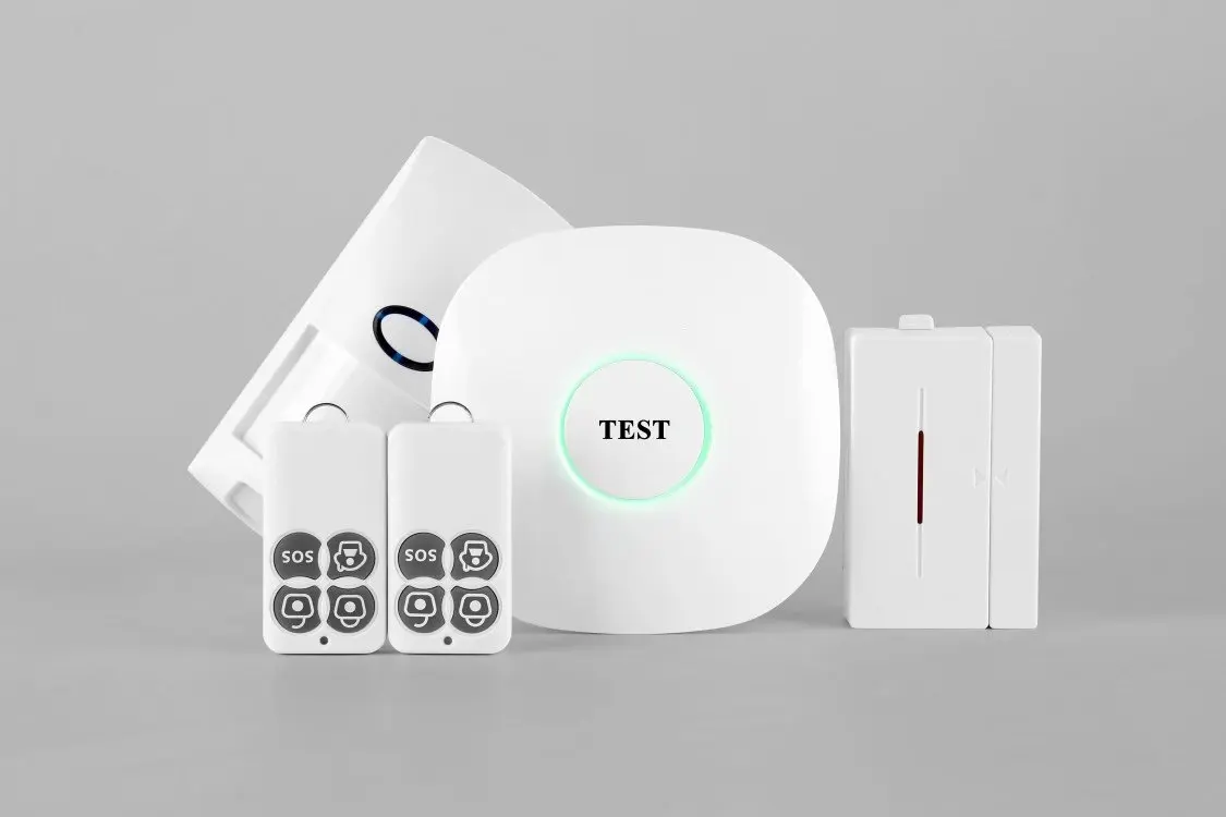 Фото 433 МГц Беспроводная GSM-сигнализация Комплект домашней охранной сигнализации с PIR-детектором движения Дверной контакт №2