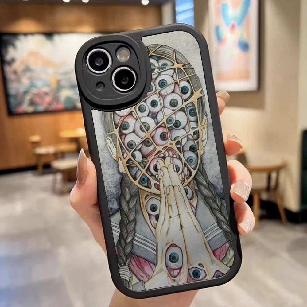 Чехол для телефона Shintaro Kago Horror с героями мультфильмов для iPhone 16, 15, 14, 13, 11, 12 Pro Max Mini X XR XS 8, Peace Plus, силиконовый чехол из овечьей кожи (art.: 3920cd5fb754d) - 3920cd5fb754d
