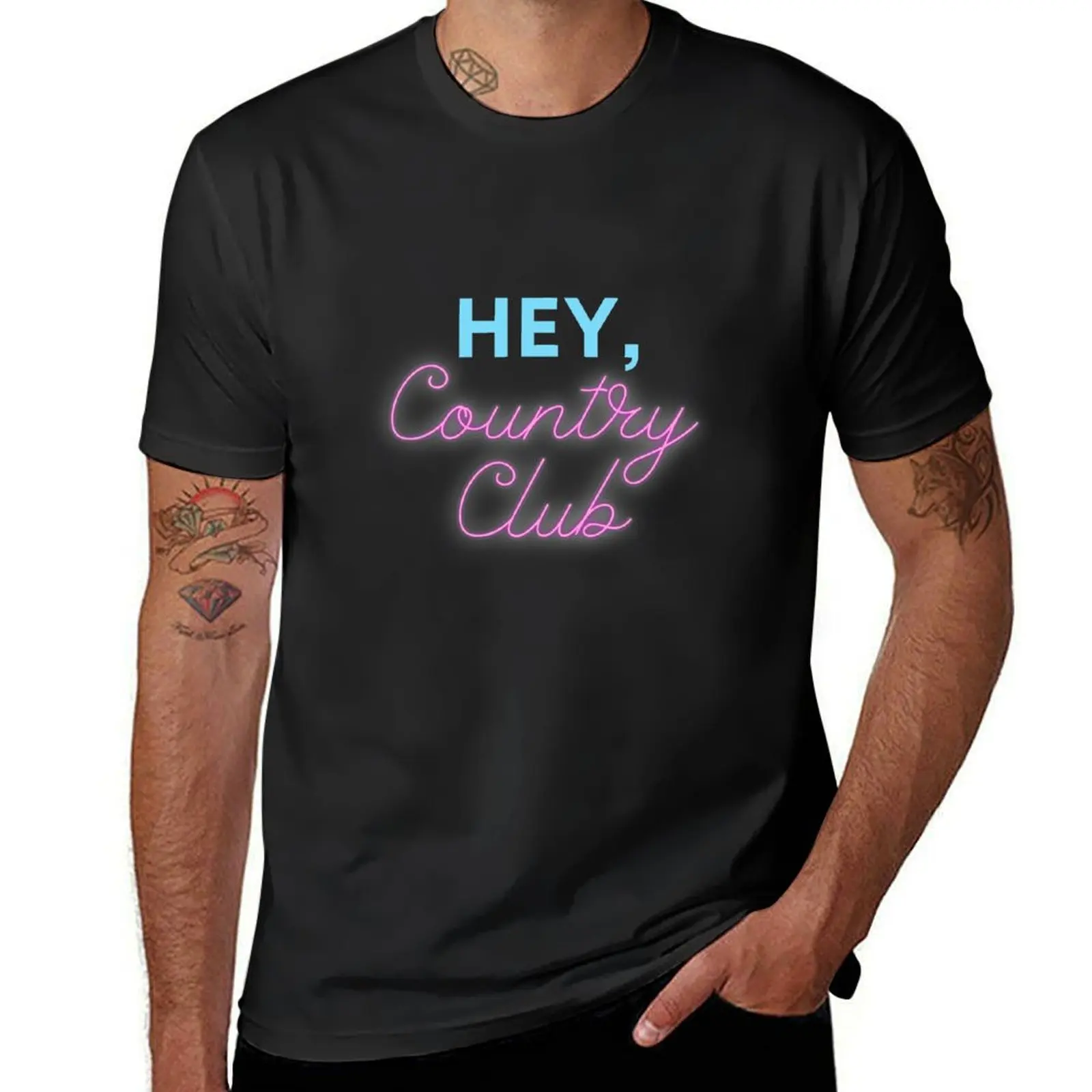 Мужская футболка с рисунком из аниме Hey country club