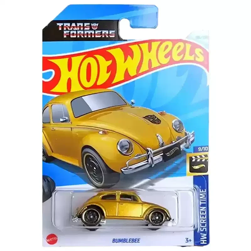 Фото 2024Q оригинальная Игрушечная машина Hot Wheels для мальчиков 1/64 литые Трансформеры Bumblebee Ford Mustang Hi Roller Tesla Cybertruck Volkswagen T3 №2
