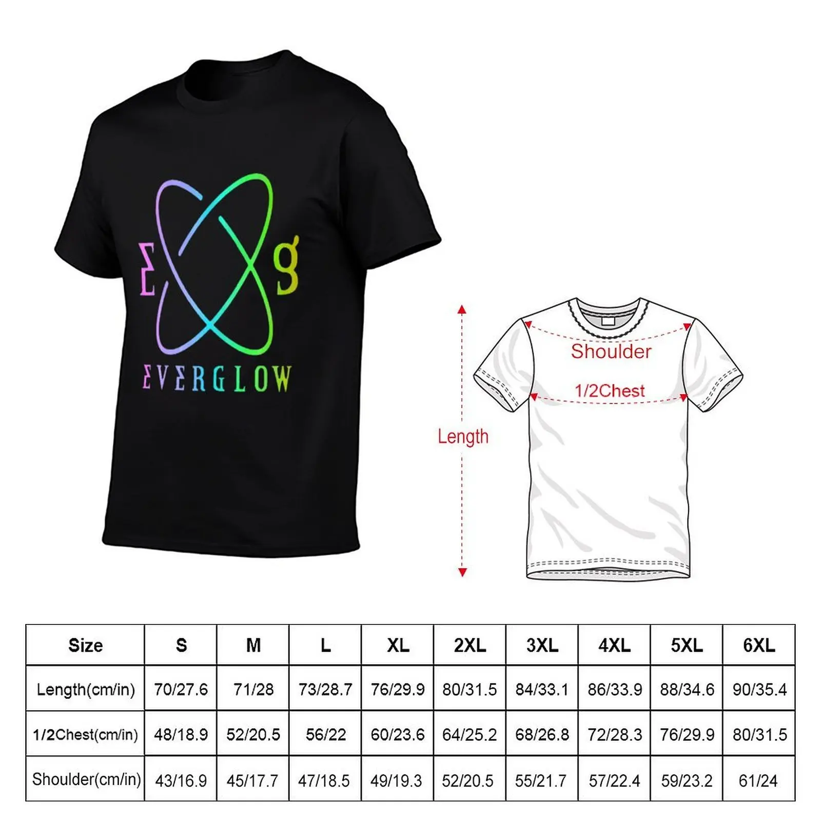 Everglow Logo New Rainbow Active футболка простой синий замок корейская мода простые черные футболки мужские (art.: 3920d08135d25) - 3920d08135d25