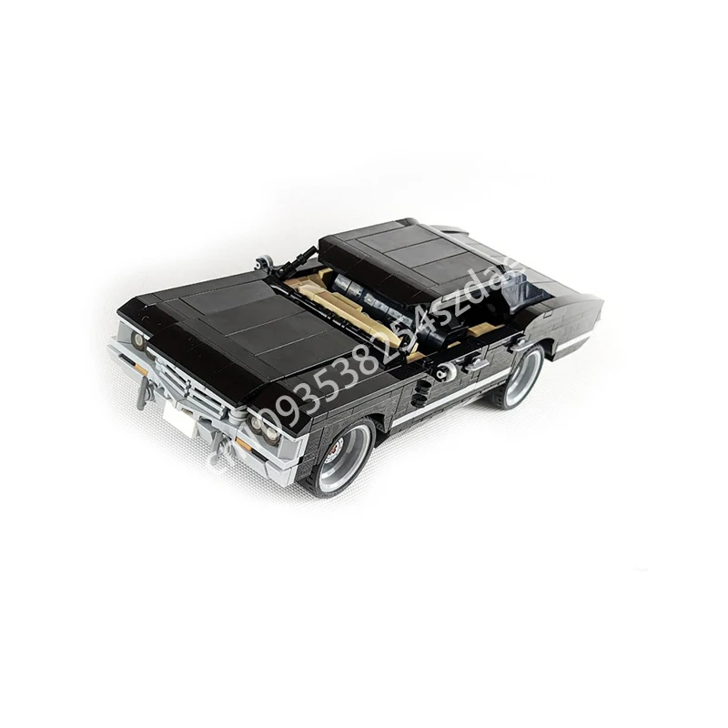 925 шт. MOC Speed Champion Impala (сверхъестественное) 12 шпилек, модель спортивного автомобиля, строительные блоки, штабелируемые кирпичи, креативная детская игрушка в подарок