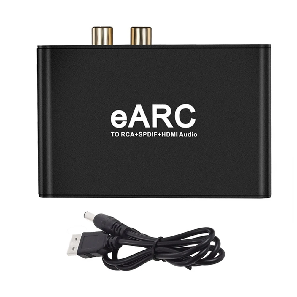 Фото M86K EARC ARC аудиоконвертер 192 кГц экстрактор EARC в аудио экстрактор адаптер для DTS Atoms AC3 LPCM волокно №4