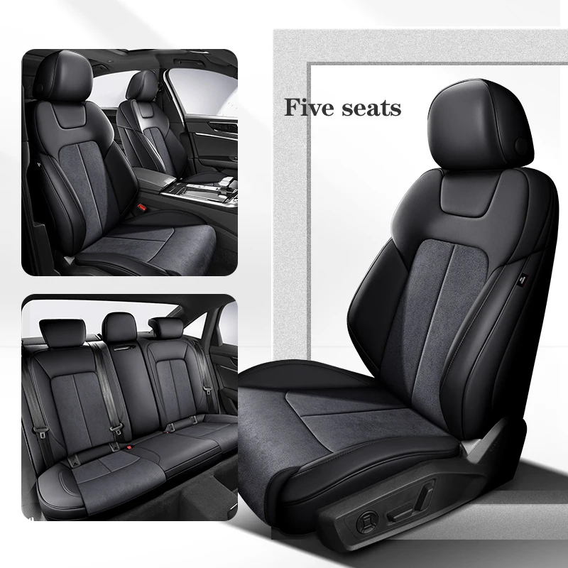 Чехлы на автомобильные сиденья под заказ для BMW F10 2010-2013 360 ° Surround 100% Fit замша + кожа аксессуары для автомобильного интерьера