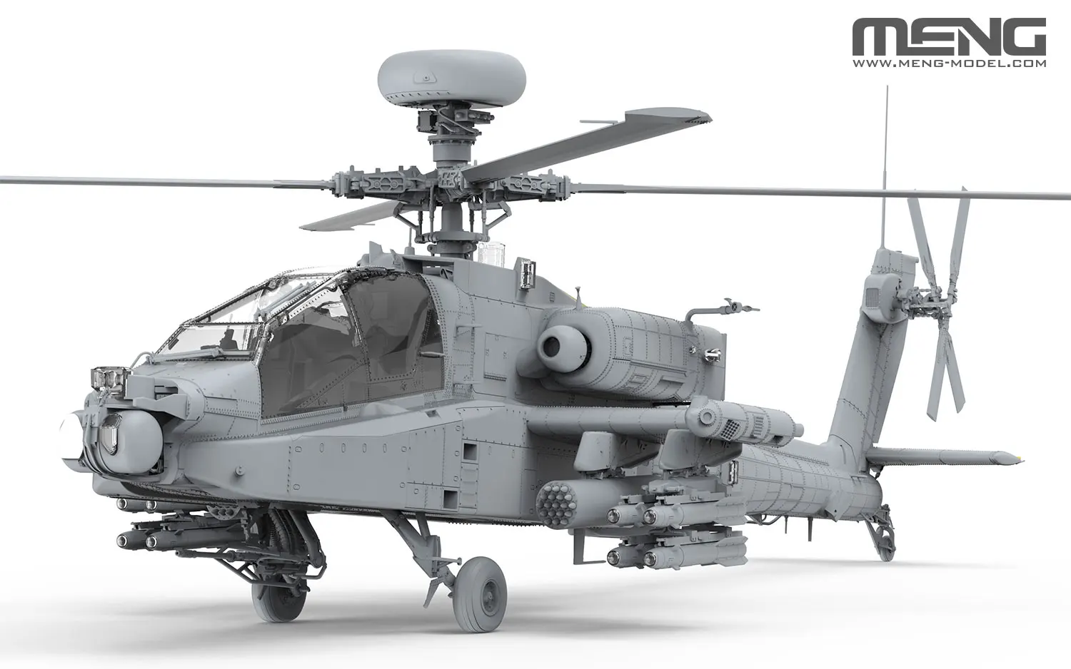 Фото Модель MENG QS-004 BOEING AH-64D APACH LONGBOW Модель вертолета тяжелой атаки 1/35 №3
