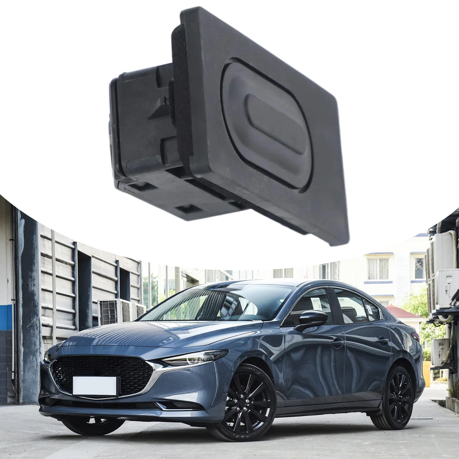 Фото Кнопка заднего багажника, переключатель открытия задней двери для Mazda 3 CX-3 CX3 2014-2021, седан BHN1-56-8D0B, запасная автомобильная часть №2