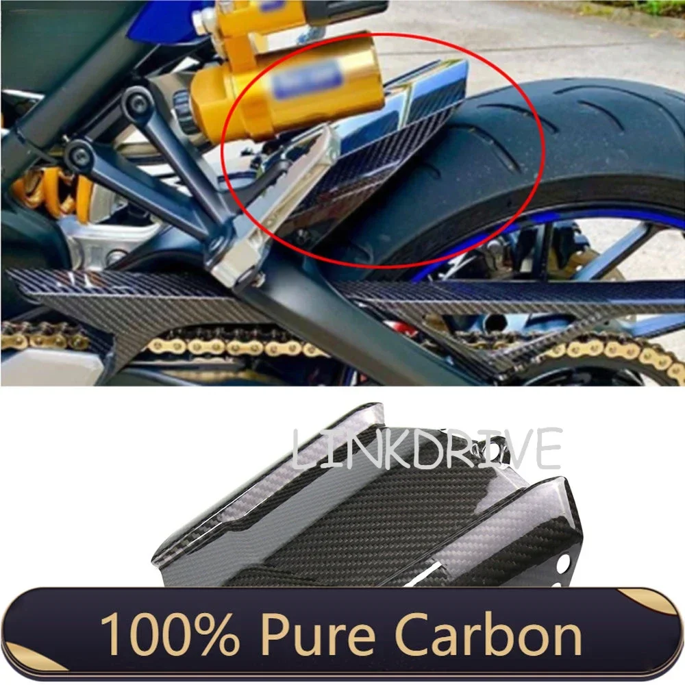 Брызговик для мотоцикла из углеродного волокна, для YAMAHA MT 09 FZ 09 MT09 FZ09 2013-2019, аксессуары для мотоциклов, запчасти