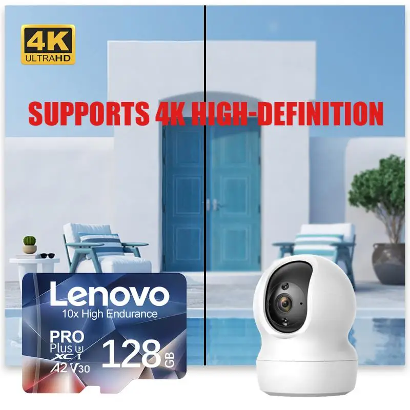 Фото Lenovo 1TB 2TB Micro TF SD-карта 256 ГБ Micro TF/SD-карта класса 10 Высокоскоростная SD-карта 128 ГБ Флэш-памяти TF-карта 512 ГБ для планшета №4