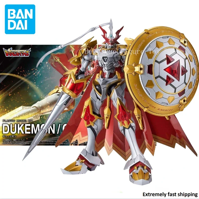 В наличии оригинальная фигурка Bandai, стандартная усиленная Digimon Adventure Dukemon, сборная фигурка, аниме-модель, игрушка