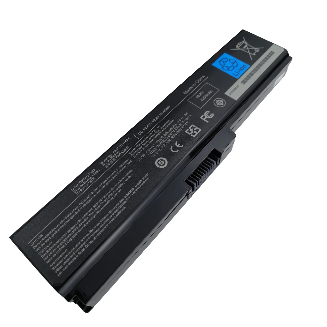 Фото PA3817 PA3817U-1BRS Аккумулятор для ноутбука Toshiba C600 L600 L635 L655 L735 L510 M800 M900 A665 P755 PABAS229 48WH 6 ячеек №3