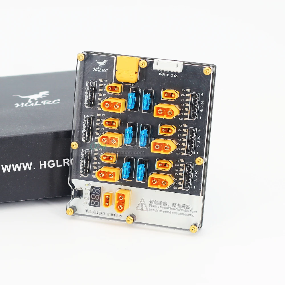 HGLRC Thor Pro 6-портовая балансировочная зарядная плата LIPO 40A XT60 XT30 разъем 2-6S разрядник для IMAX B6 ISDT Q6 Nano HOTA D6 P6