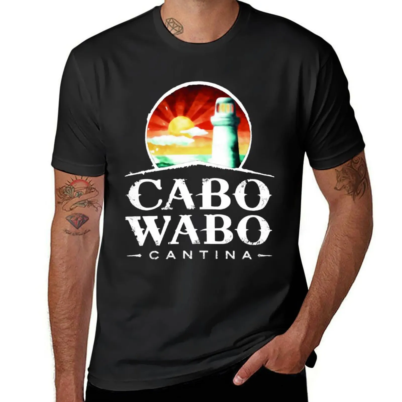 Cabo Wabo футболка аниме одежда Большие размеры Спортивные Поклонники футболки для мужчин хлопок
