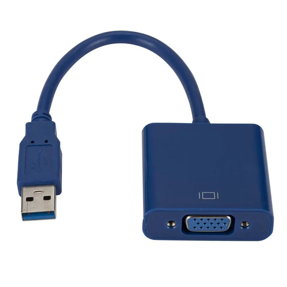 Высококачественный адаптер USB 3,0 в VGA, многоэкранный преобразователь для ПК, ноутбука, 1080P, кабель-конвертер