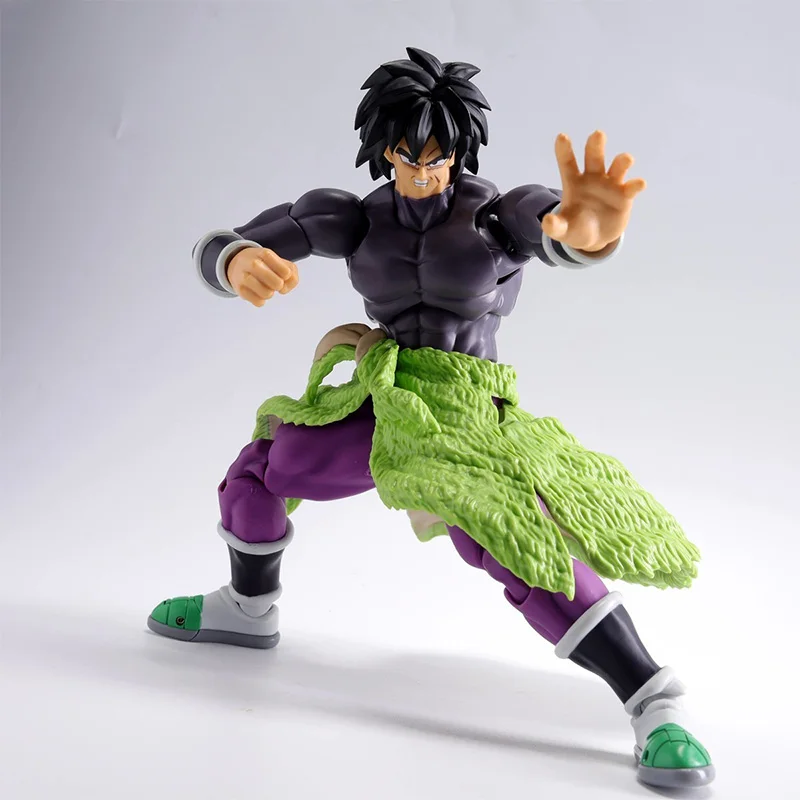 Фото Оригинальная фигурка SHF Dragon Ball в наличии Bandai SUPER BROLY, фигурка супер героя, модель истребителя, готовая игрушка, подарок для ребенка №2