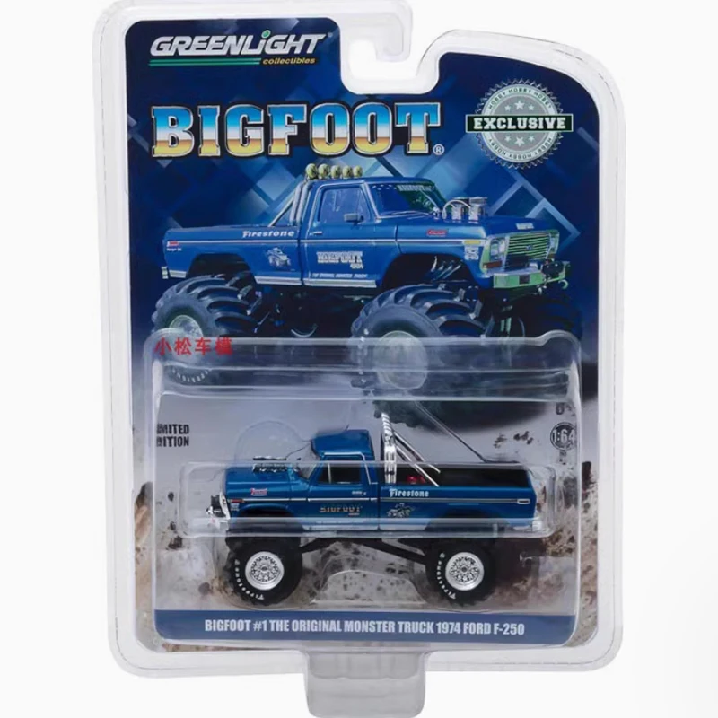 GreenLight масштаб 1:64 1974, FORD F-250, ОРИГИНАЛЬНАЯ модель автомобиля из сплава, классический сувенир для взрослых, подарок, статический дисплей