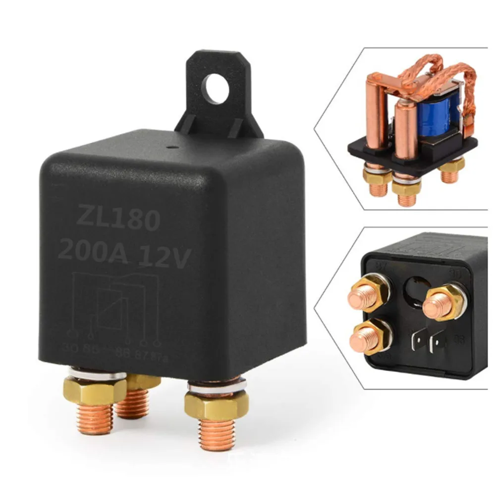 Высокопроизводительное автомобильное реле AMP 200A SPST 5pin DC 12V 72V для надежных автомобильных операций в чрезвычайных условиях (art.: 3920d0f657851) - 3920d0f657851
