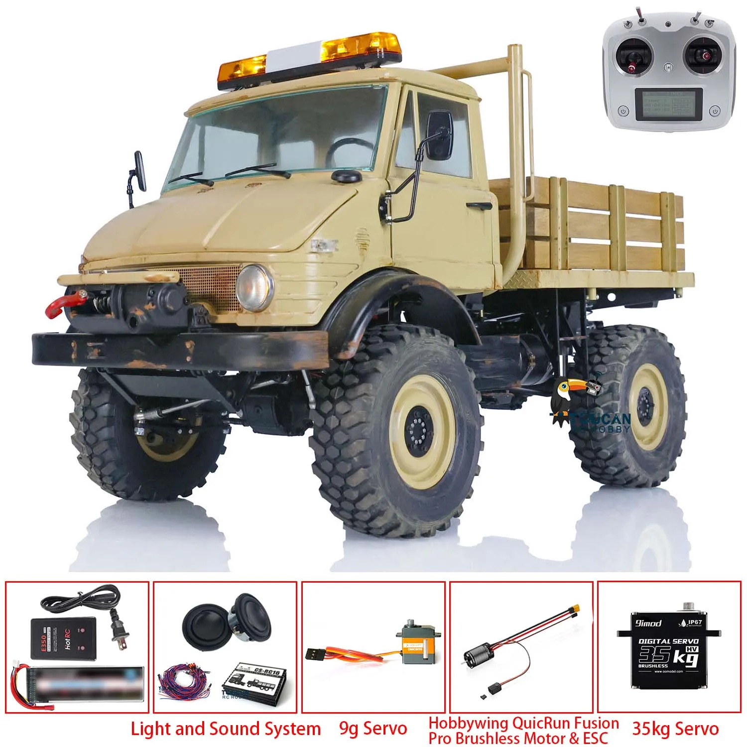 Радиоуправляемые внедорожники LESU 1/10 4x4 RTR UM406 гусеничные грузовики HOBBYWING с бесщеточным Мотором ESC Toucan RC хобби готовая окрашенная игрушка
