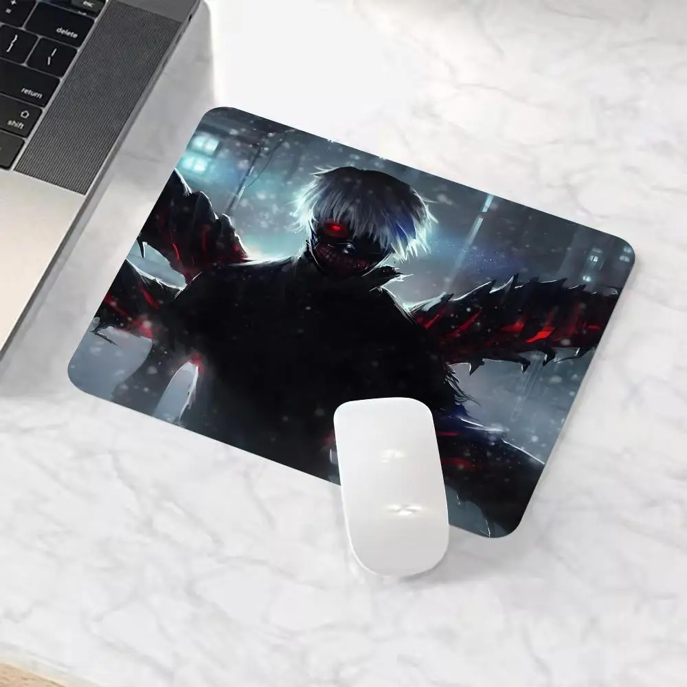 Фото Tokyo Ghoul аниме игровой коврик для мыши ПК компьютерный коврик для мыши ноутбук коврик для мыши коврик для письменного стола офисные аксессуары 21x26 25x30 C №2