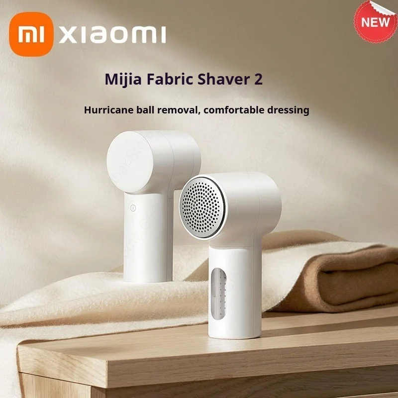 Новинка 2025 года, Xiaomi Mijia, устройство для удаления ворса, 2 портативных USB-зарядки, триммер для шариков для волос, триммер для одежды, триммер для пуха, машина Mi