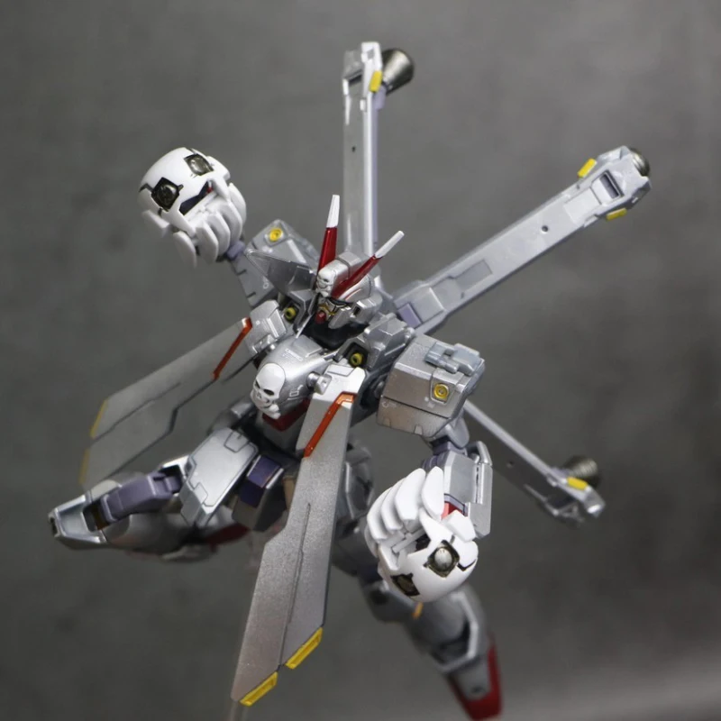 Фото Набор моделей для мальчиков Bandai Gundam, искусственная ткань, Аниме фигурки, коллекция, мобильный костюм, игрушки для мальчиков, подарки №4