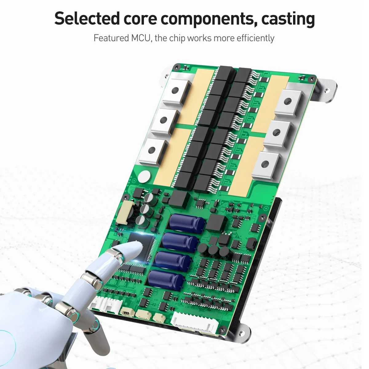 Фото JIKONG BMS Φ 6S 7S 8S 12V 24V Active Smart Balance BMS 200A Lifepo4 Li-Ion JK-B2A8S20P №5