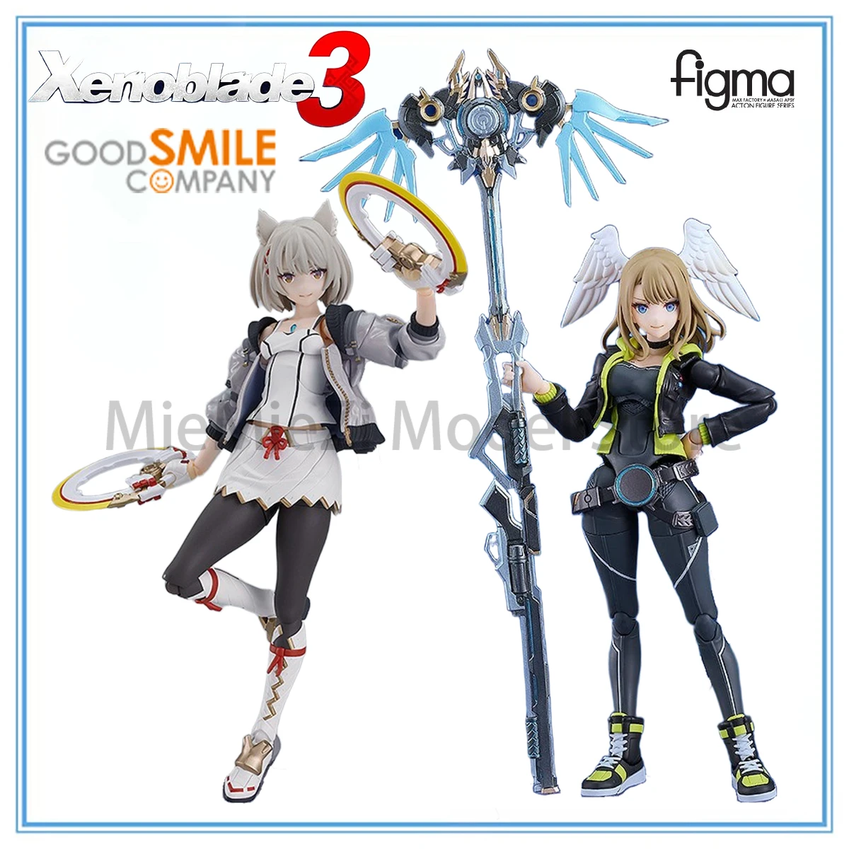 В наличии подлинные Good Smile Company Max Factory Action/Dolls Figma ( # 603) ( # 635) Фигурка Xenoblade 3 Mio Eunie, модель в подарок