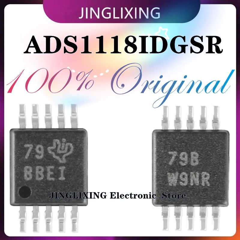 1 шт./Лот Новый оригинальный ADS1118IDGSR ADS1118 BBEI MSOP-10 Arduino Nano интегральные микросхемы с одним чипом