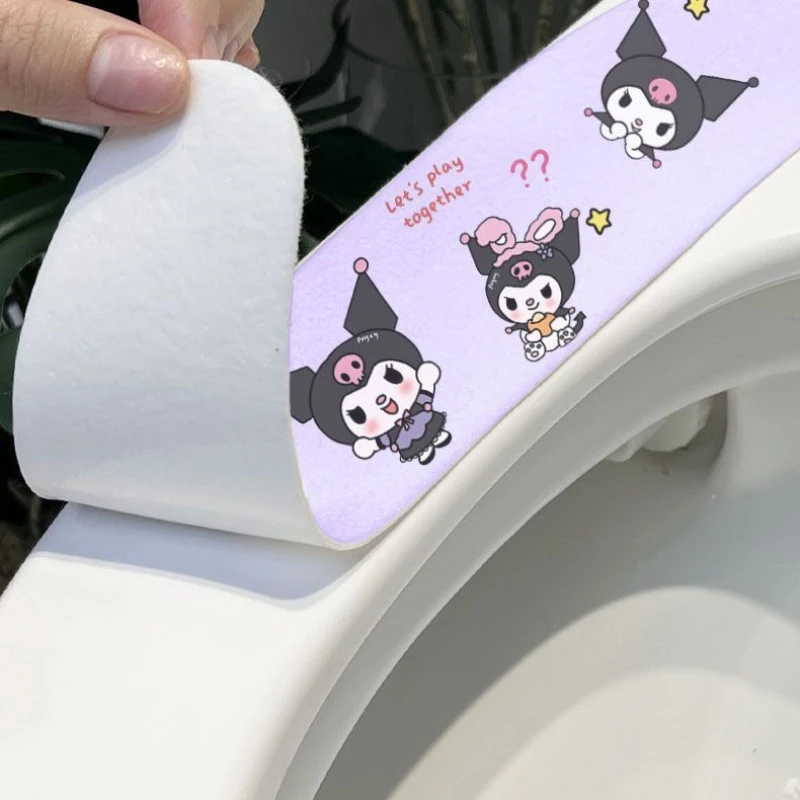 Новая модная подушка для унитаза Sanrio с рисунком My Melody Kuromi HelloKitty, наклейка для унитаза, четыре универсальных предмета для дома, коврик для унитаза (art.: 3920d186b70a6) - 3920d186b70a6