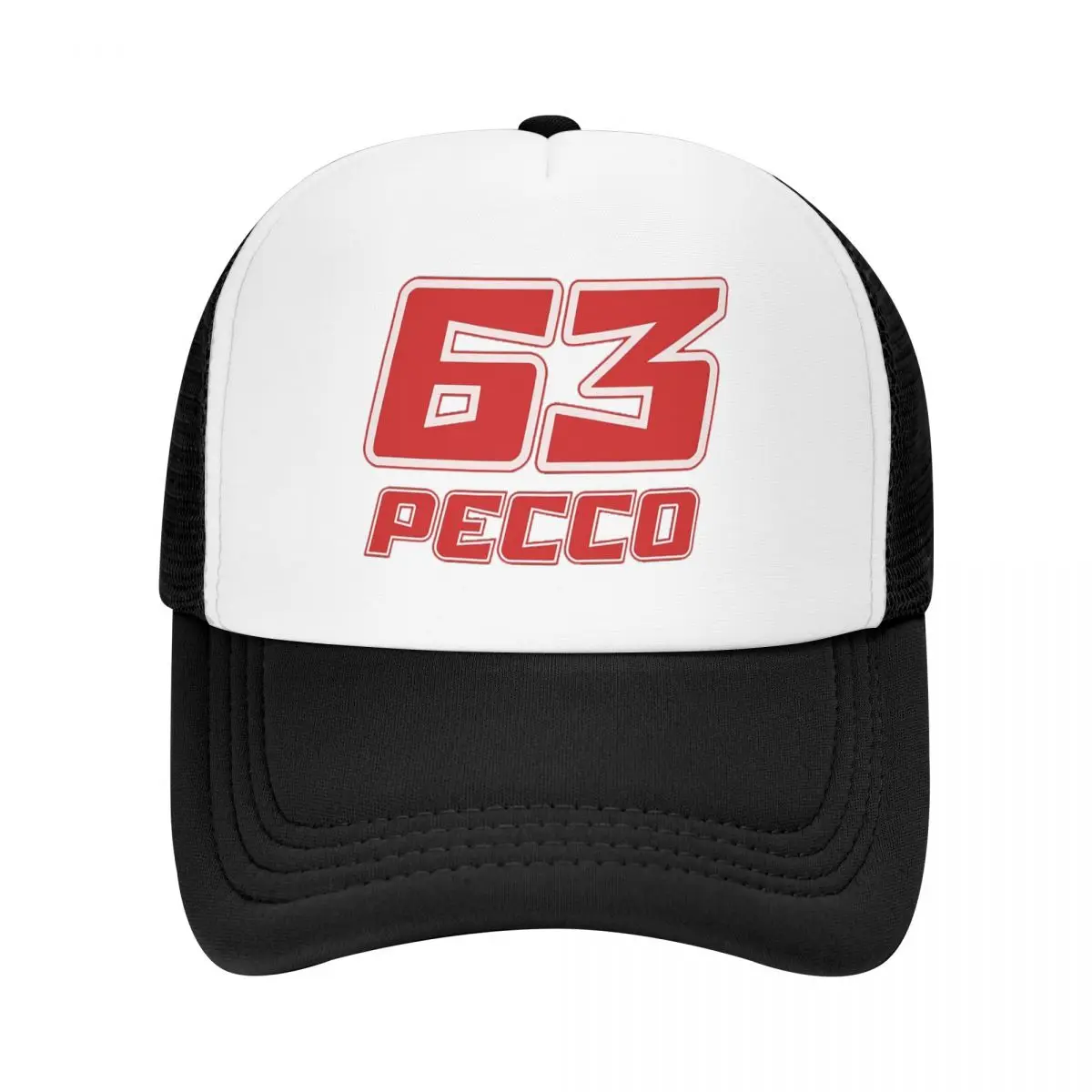Кепка Pecco Bagnaia 63, модная повседневная сетчатая бейсболка, регулируемая шляпа, летние бейсболки унисекс в стиле хип-хоп, полихромные