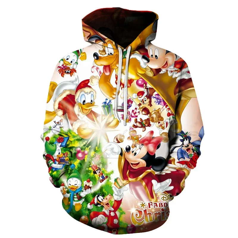 Disney Minnie Mickey Mouse Christmas Men Women 3D Christmas Hoodies Casual Streetwear Sweatshirts Boys Autumn Tops Coats (art.: 3920caa8fde94) - 3920caa8fde94
