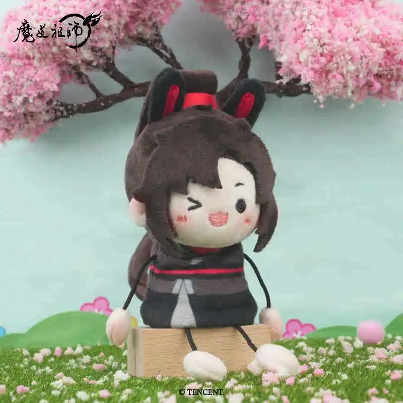 Фото 15 см гроссмейстер демонического культивирования MDZS Wei Wuxian Lan Wangji, мягкие плюшевые куклы, одежда, брелок, сумка, подвеска, игрушка для детей №4