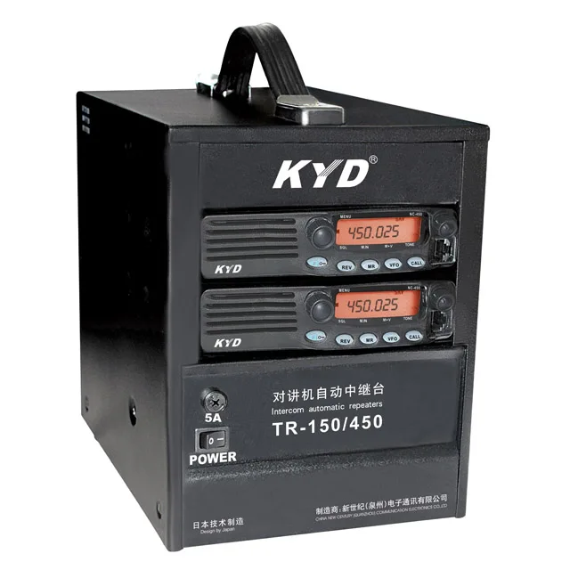 Новая аналоговая двусторонняя радиосвязь DTMF UHF 60 Вт рация TR-150/450 повторитель и реле базовой станции 12 В 13,8 В