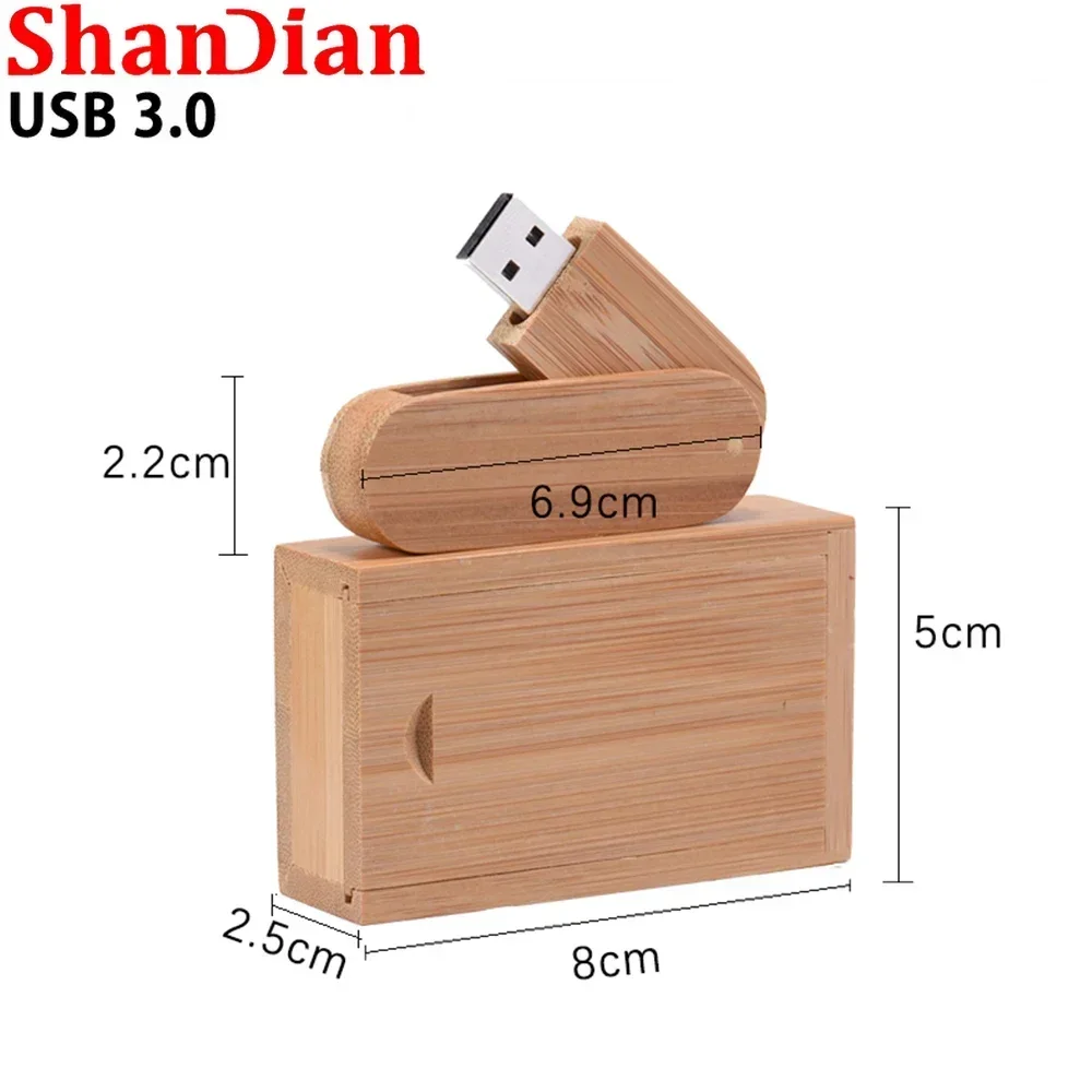 SHANDIAN Высокоскоростной USB-накопитель 3.0 Wooden Sabre 64 ГБ Бесплатная индивидуальная карта памяти с логотипом 32 ГБ Pen Drive U-диск Свадебный подарок (art.: 3920cb2aca26e) - 3920cb2aca26e