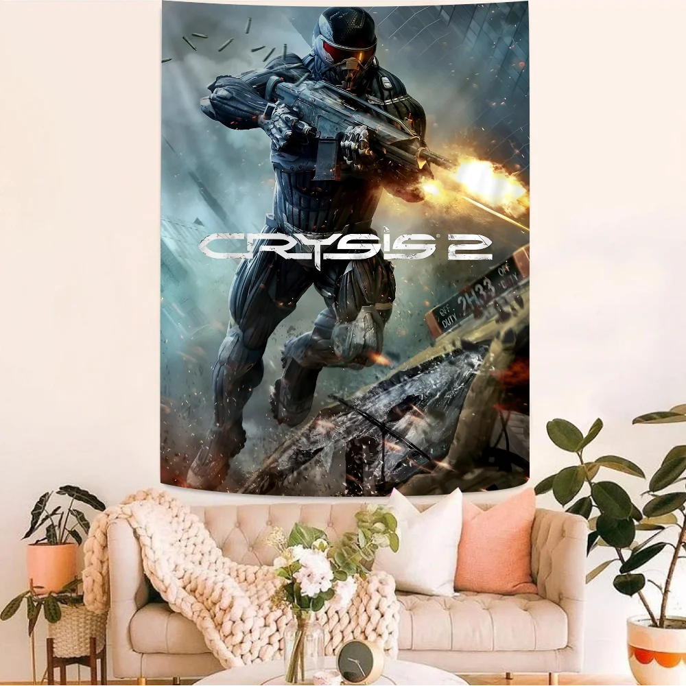 Фото Игра C-Crysis Гобелен Художественная печать Дешевые хиппи Настенные богемные настенные гобелены Мандала Искусство Домашний декор №4