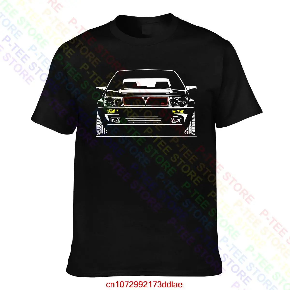 Футболка Conv Lancia Delta Hf Fans Classic Rally Integrale 16V Turbo, модная футболка
