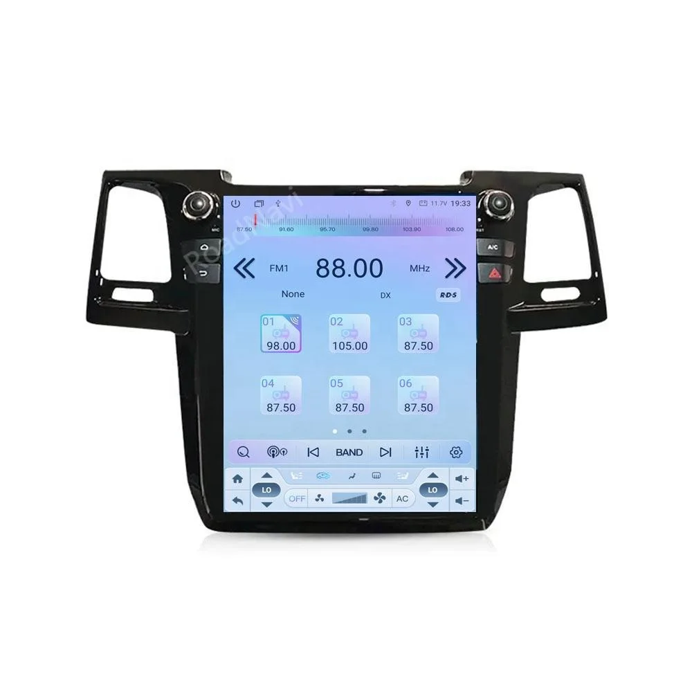 Фото 12,1-дюймовый автомобильный мультимедийный плеер RoadNavi для Fortuner Hilux Revo 2008-2015 Android Carplay GPS Navi 4G 360 №3
