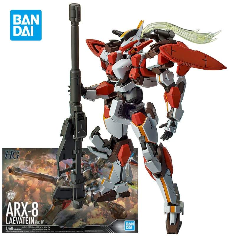 Bandai Цельнометаллическая паника! Аниме-фигурка ARX-8 Laevatein 4ver. Фигурка в сборе, модель, комплект игрушек, подарок, коллекционная масштаб 1/60
