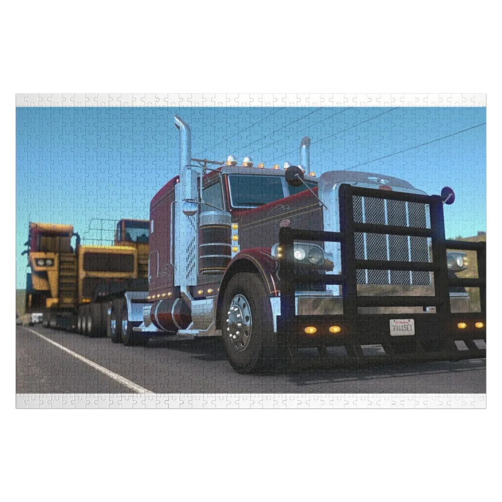 Пазл Peterbilt Model 389, персонализированный детский предмет, игрушки для малышей, персонализированный пазл