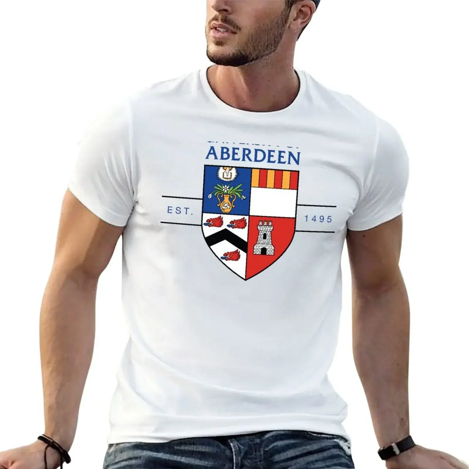 The University of Aberdeen in Scotland T-Shirt cute tops custom t shirt mens graphic t-shirts