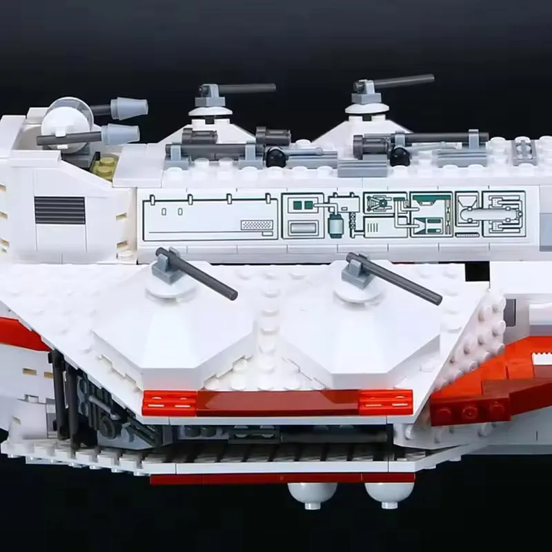 Фото Rebel Blockade Runner Tantive IV Trooper, строительные блоки, кирпичи, модель, подарок на день рождения, совместимая игрушка 05046 10019 №4