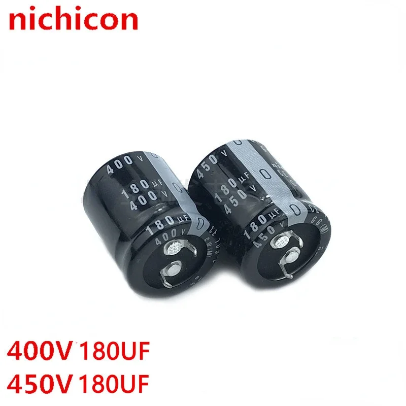 (1 шт.) 400v180UF конденсатор 450V180UF nichicon 22X30/45 25x30 30x25 мм алюминиевые электролитические конденсаторы