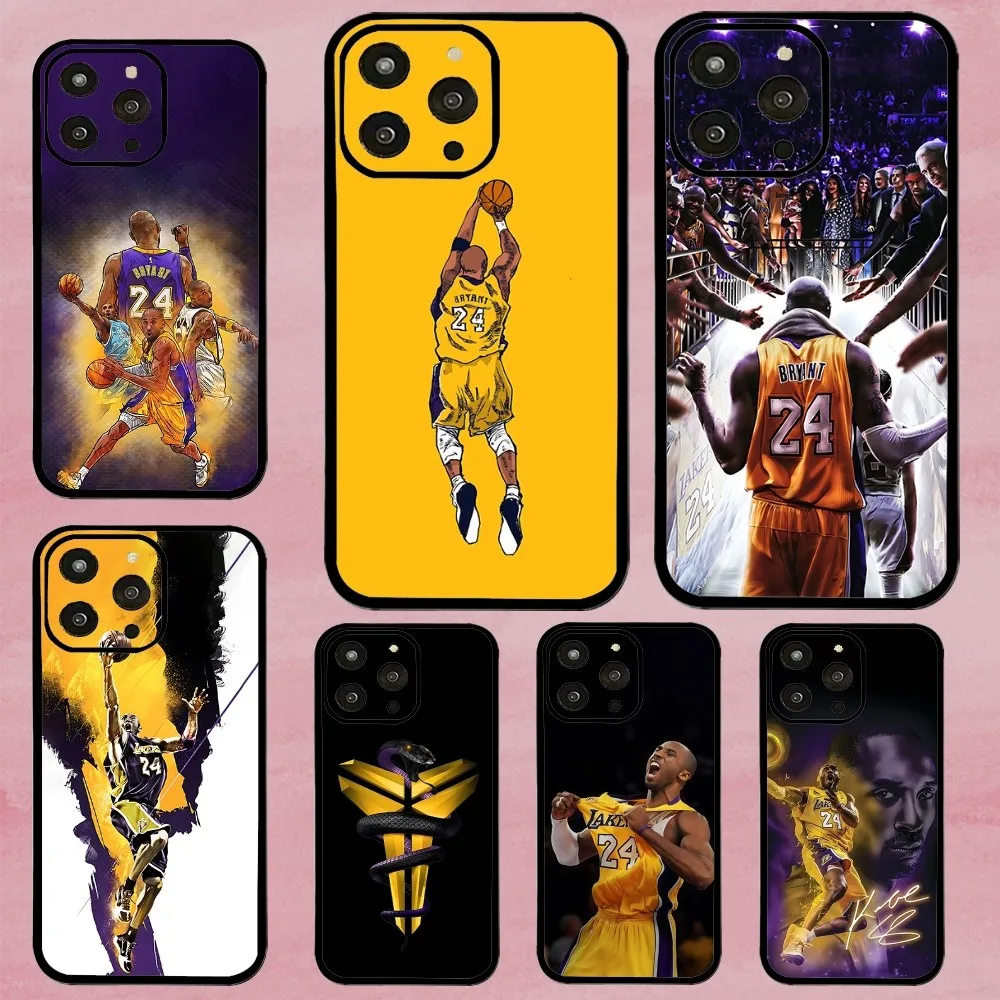 Чехол для телефона B-Basketball Star-Kobe для Iphone 16, 15, 11, 13, 14, Pro Max 7, 8 Plus X Xr Xs Max Se2020 12 mini, чехол