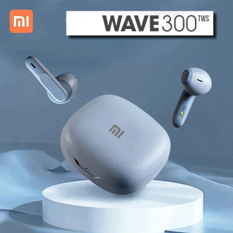 Беспроводные Bluetooth-наушники Xiaomi Wave300 IPX2, водонепроницаемые наушники с сенсорным управлением, встроенный микрофон для телефона